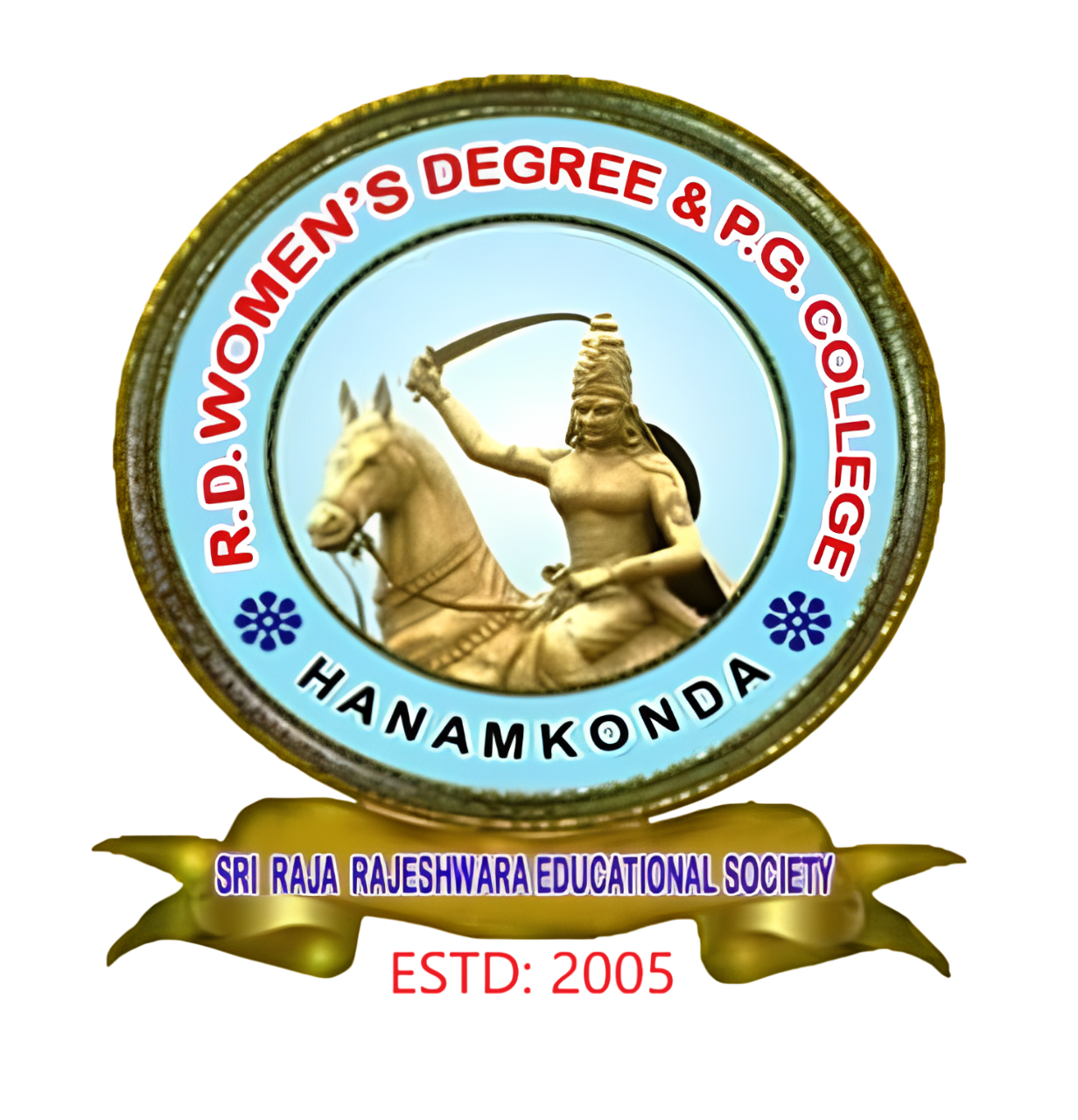 RD Women's degree & PG college logo